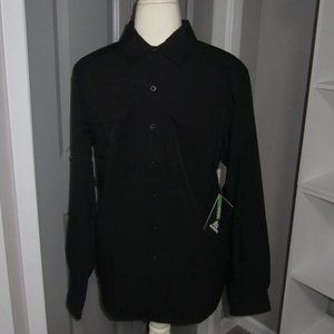 💰 3/$25.00 Men's ALLFORTH Wilderness Long Sleeve Black Shirt Size Small NWT.